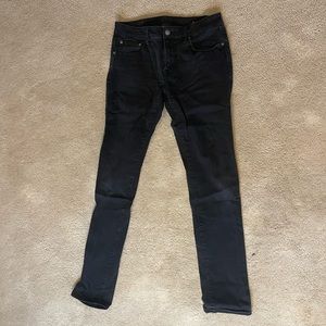 Mens American Eagle black skinny jeans